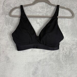 Knix Logo Modal Rib Bralette Wireless Bra Size M+ Comfort Lounge